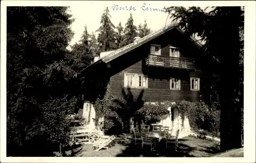 Foto Ak Einkind Deggendorf in Niederbayern, Café am Ulrichsberg