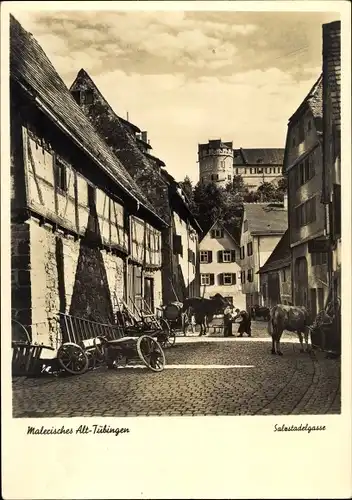 Ak Tübingen am Neckar, Salzstadelgasse