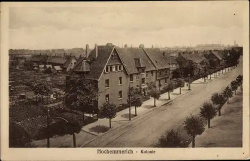 Ak Hochemmerich Duisburg im Ruhrgebiet, Kolonie