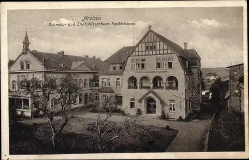 Ak Bad Arolsen in Hessen, Krankenhaus Diakonissenhaus Sophienheim