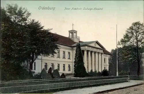 Ak Oldenburg im Großherzogtum Oldenburg, Peter Friedrich Ludwigs-Hospital
