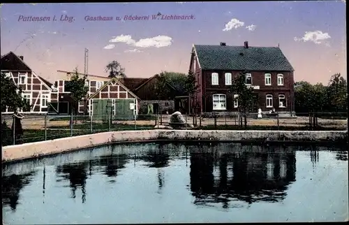 Ak Pattensen an der Leine, Gasthaus, Bäckerei W. Lichtwarck