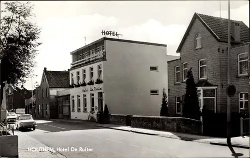 Ak Houthem Limburg Niederlande, Hotel De Ruiter