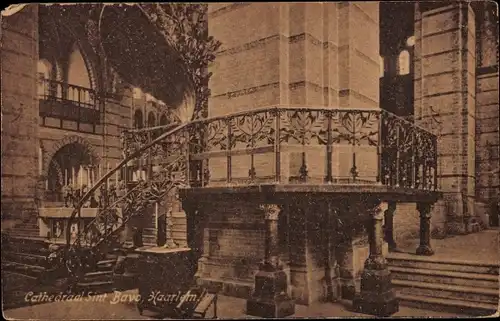 Ak Haarlem Nordholland Niederlande, Cathedraal Sint Bavo