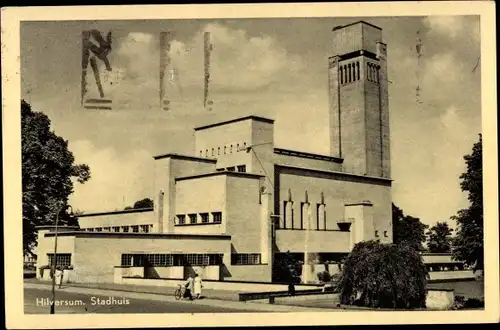 Ak Hilversum Nordholland Niederlande, Stadhuis