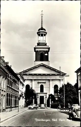 Ak Steenbergen Nordbrabant Niederlande, N. H. Kirche