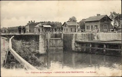 Ak Longueil Annel Oise, Les Ecluses