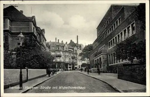 Ak Iserlohn im Märkischen Kreis, Hagener Straße, Wichelhovenhaus