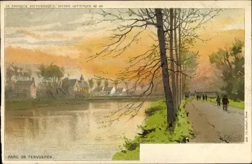 Künstler Litho Tervuren Tervueren Flämisch-Brabant Flandern, Park
