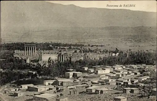 Ak Baalbek Libanon, Gesamtansicht