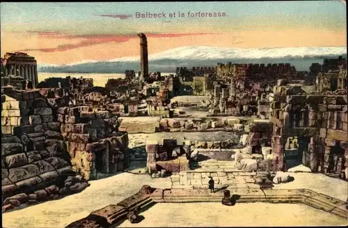 Ak Baalbek Libanon, Die Festung