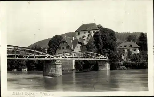 Foto Ak Kaiserstuhl Kt. Aargau Schweiz, Schloss Rötteln