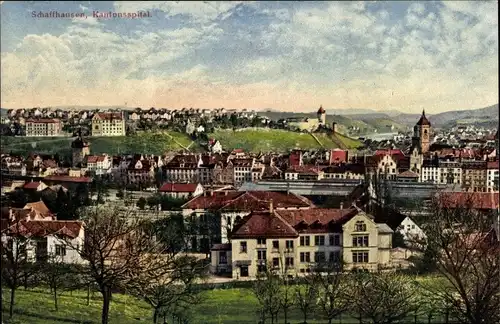 Ak Schaffhausen am Rhein Schweiz, Kantonsspital