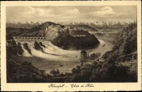 Ak Rheinfall Kanton Schaffhausen, Rheinfall