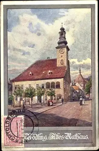 Künstler Ak Mödling in Niederösterreich, Altes Rathaus