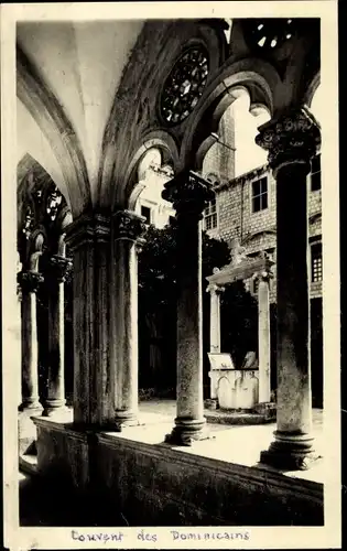 Ak Dubrovnik Kroatien, Säulengang