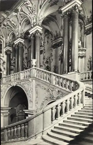 Ak Leningrad Sankt Petersburg Russland, Staatliche Eremitage, Jordan-Treppe im Winterpalast
