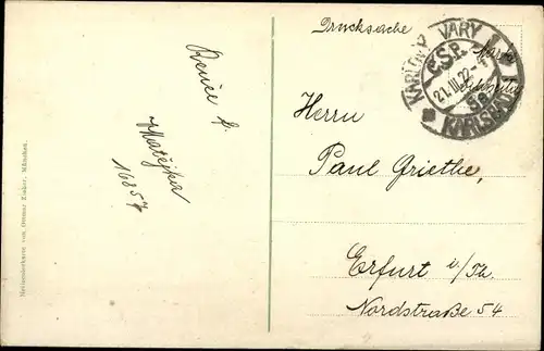 Ak Karlovy Vary Karlsbad Stadt, Ansicht der Russische Kirche