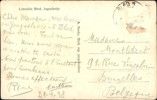 Ak Letovisce Bled Slowenien, Panorama