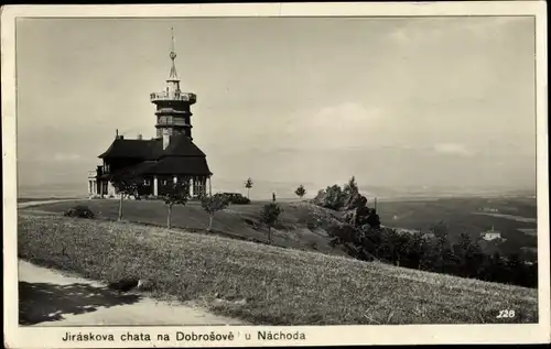 Ak Dobrošov Dobroschau Náchod Region Königgrätz, Jiráskova chata