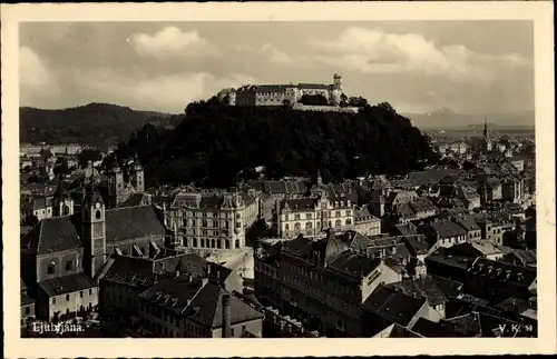 Ak Ljubljana Laibach Slowenien, Totalansicht