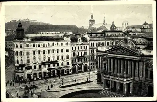 Ak Brno Brünn Südmähren, Teilansicht