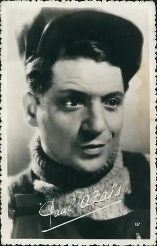 Ak Schauspieler Paul Azais, Portrait