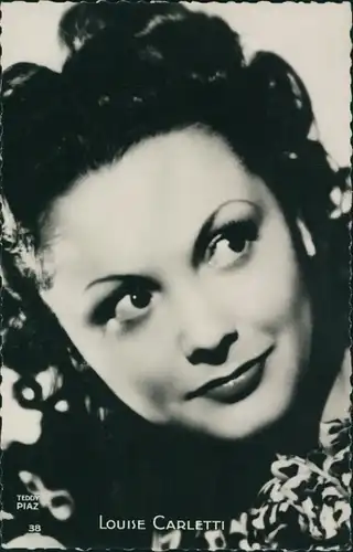 Ak Schauspielerin Louise Carletti, Portrait