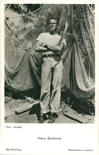 Ak Sänger und Schauspieler Harry Belafonte, Portrait