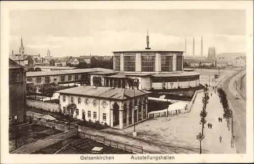 Ak Gelsenkirchen im Ruhrgebiet, Austellungshallen