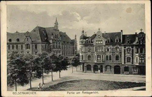 Ak Gelsenkirchen im Ruhrgebiet, Amtsgericht