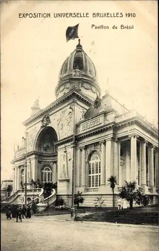 Ak Exposition Universelle Brüssel 1910, Pavillon du Bresil