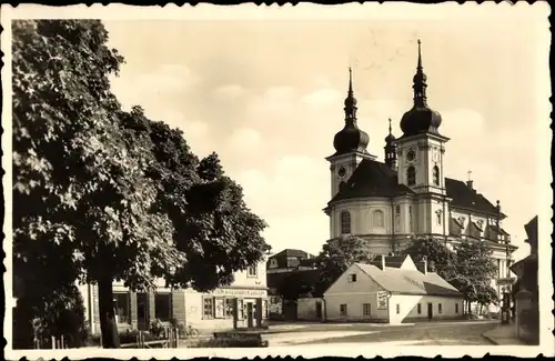 Ak Stará Boleslav Altbunzlau Mittelböhmen, Kirche