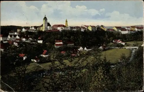 Ak Nové Město pod Smrkem Neustadt an der Tafelfichte Region Reichenberg, Panorama