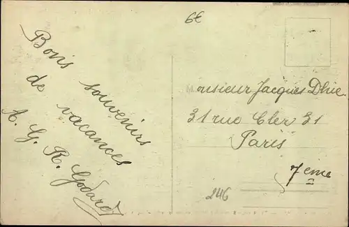 Ak Onival Somme, Strand