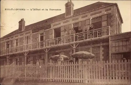 Ak Onival Ault Somme, Hotel, Terrasse