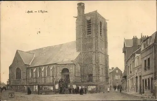 Ak Ault Somme, Kirche