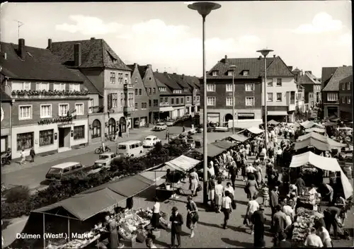 Ak Dülmen im Münsterland Westfalen, Markt