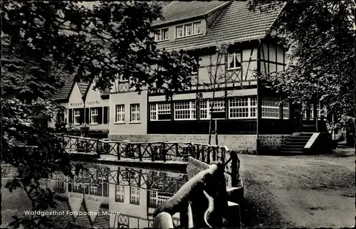 Ak Hoffnungsthal Rösrath im Rheinisch Bergischen Kreis, Waldgasthof Forsbacher Mühle