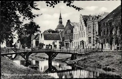 Ak Friedrichstadt an der Eider, Mittelburgwall