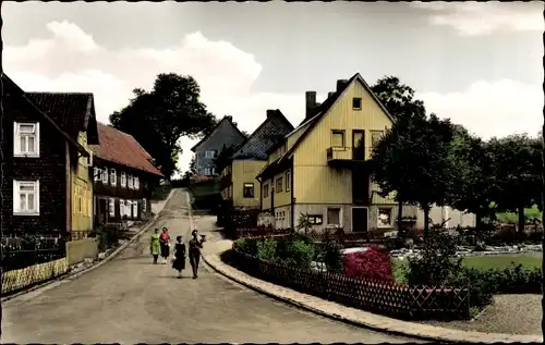 Ak Buntenbock Clausthal Zellerfeld Oberharz, Kurverwaltung, Park, Passanten