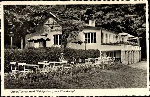 Ak Dissen am Teutoburger Wald, Waldgasthof Haus Röwekamp