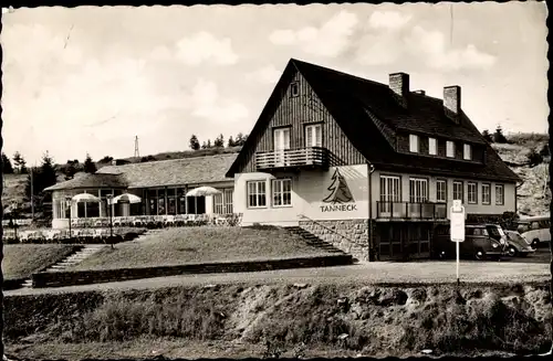 Ak Schulenberg Clausthal Zellerfeld im Oberharz, Hotel-Gaststätte Tanneck