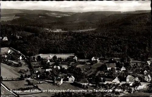 Ak Holzhausen Externsteine Horn Bad Meinberg am Teutoburger Wald, Totalansicht