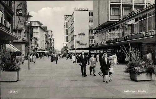 Ak Essen im Ruhrgebiet, Kettwiger Straße, Passanten