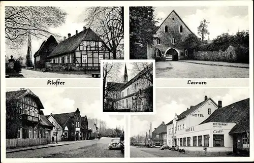 Ak Rehburg Loccum in Niedersachsen, Kloster Loccum, Hotel, Straße