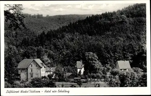 Ak Wieda Walkenried Harz, Hotel zur Erholung