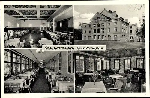 Ak Helmstedt in Niedersachsen, Hotel Gesundbrunnen, Inh. P.A. Strunskus, Innenansicht