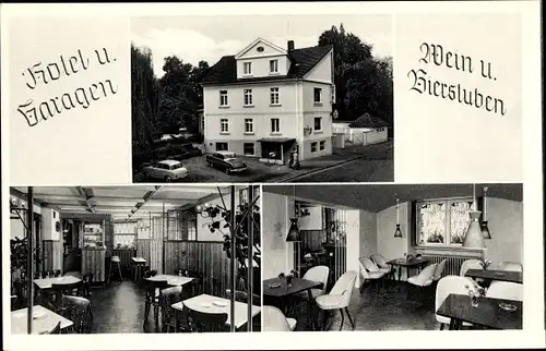 Ak Bad Oeynhausen in Nordrhein Westfalen, Hotel Finselbach, Kanalstraße 8