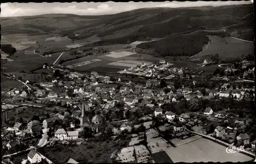 Ak Balve im Sauerland, Fliegeraufnahme
